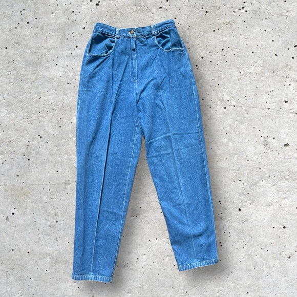 VINTAGE Jantzen High Waisted Mom Jeans Size 8 - Picture 1 of 11